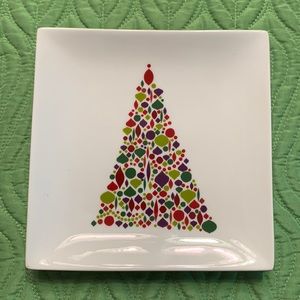 Like new!  Crate & Barrel Christmas tree dish